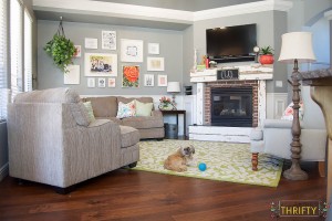 Coral and Green Living Room Decor (4 of 35)