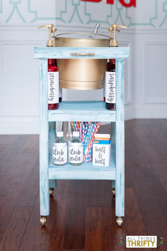 Rolling Outdoor Italian Ice Cart-17