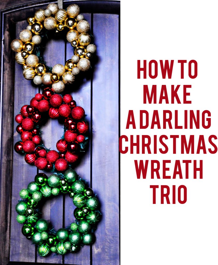 how to make a wreath trio