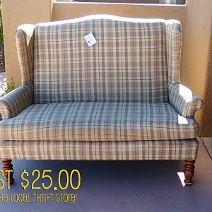 Double wing back Chair thumbnail