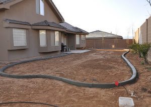 Backyard Landscaping Design: Part 3 curbing and sod thumbnail