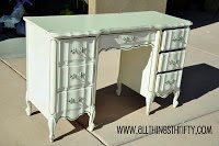 Refinished Pink Desk {Tips and Tricks} thumbnail