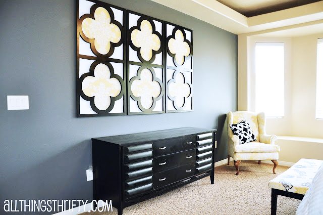 quatrefoil wall art