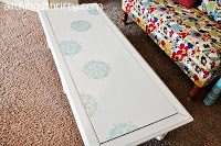 Yard Sale Coffee Table Transformation via Martha Stewart’s Decorative Paint Line by Plaid thumbnail