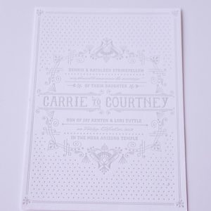 Amazing Wedding Invitation Design by Linsey Laidlaw thumbnail