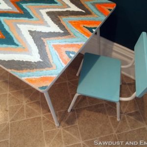 DIY Chevron Ikat Artwork Tutorial thumbnail