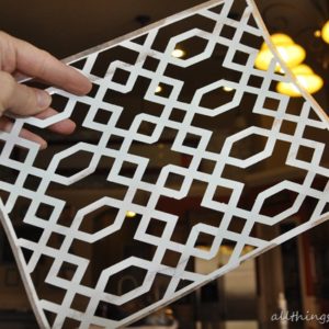 How to make a stencil {without an exacto} thumbnail