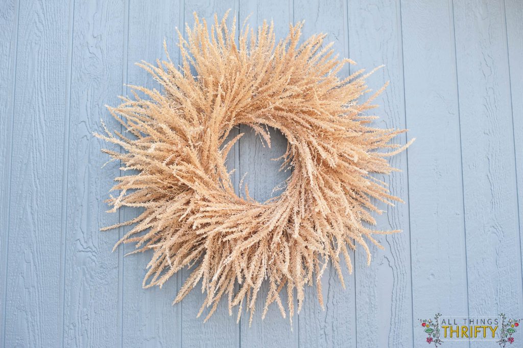 fall wreath from corn tassles-2