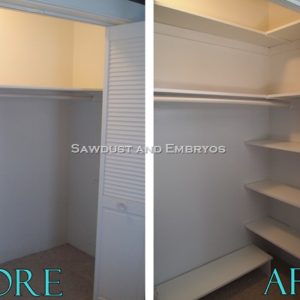 How to build your own Custom Closet Shelving! thumbnail