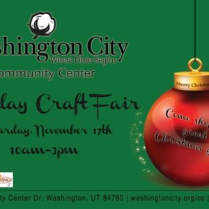 Holiday Craft Fair at the Washington City Community Center! thumbnail