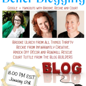 Better Blogging #4 Tonight at 8pm EST thumbnail