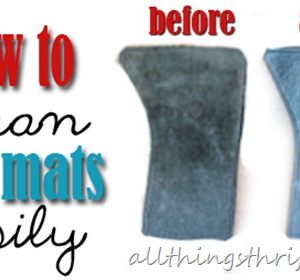 How to clean floor mats in your car {EASILY} thumbnail