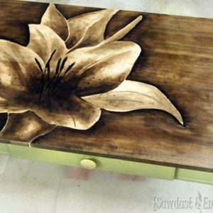 Stained Gradient Coffee Table {Feature Friday: Freakin’ Fabulous Furniture} thumbnail