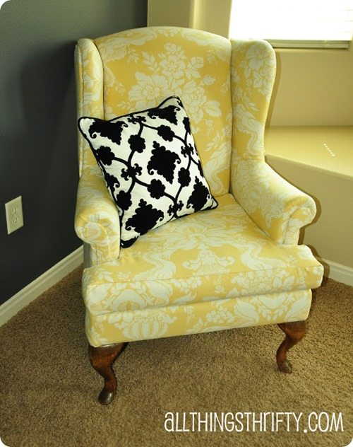 yellow wingback