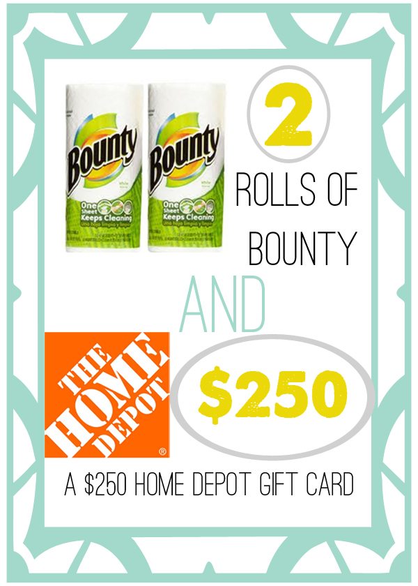 Entryway Makeover Reveal and a Surprise $250 Home Depot Gift Card Giveaway!