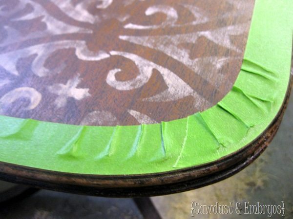 Taping Rounded Edges {Sawdust and Embryos}