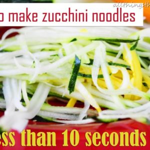 How to Make Delicious Zucchini Noodles thumbnail