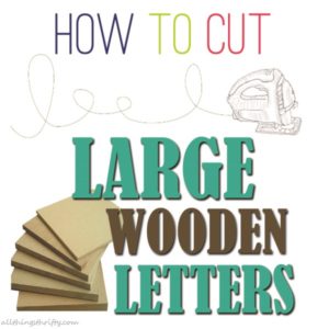 How to cut large letters with a jigsaw thumbnail