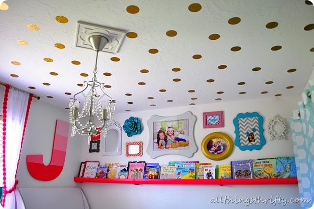 gold-polka-dot-ceiling