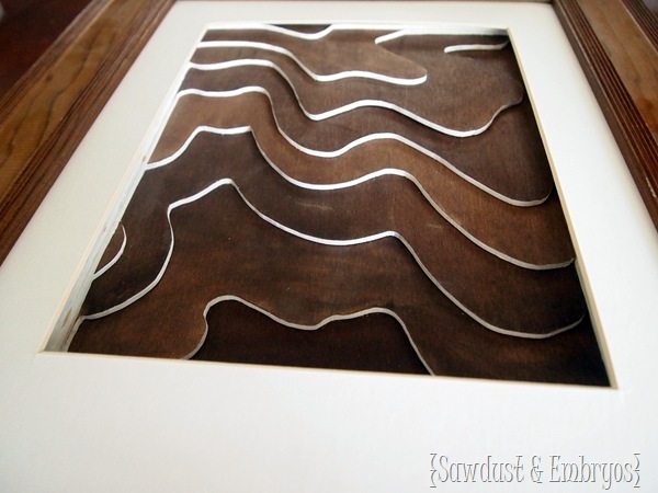 Wooden Topography Art Tutorial {Sawdust and Embryos}