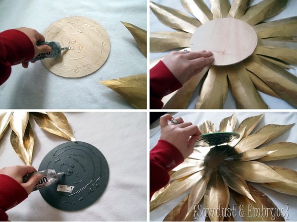 How to make your own Vintage-esque STarburst Mirror {Sawdust and Embryos}