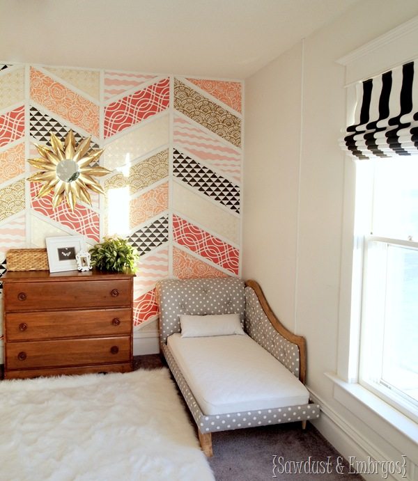 Twins' Room Transformation! {DIY Roman Shade Tutorial} by Sawdust and Embryos