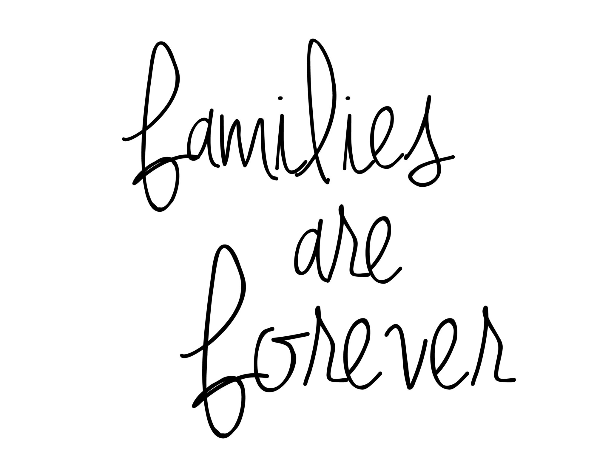 families are forever | All Things Thrifty