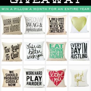 Throw Pillows to Liven up your Space! {Surprise Giveaway!} thumbnail