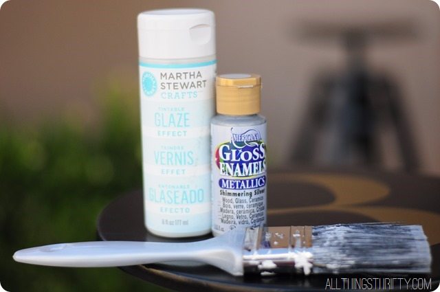 how-to-glaze-furniture-metallic