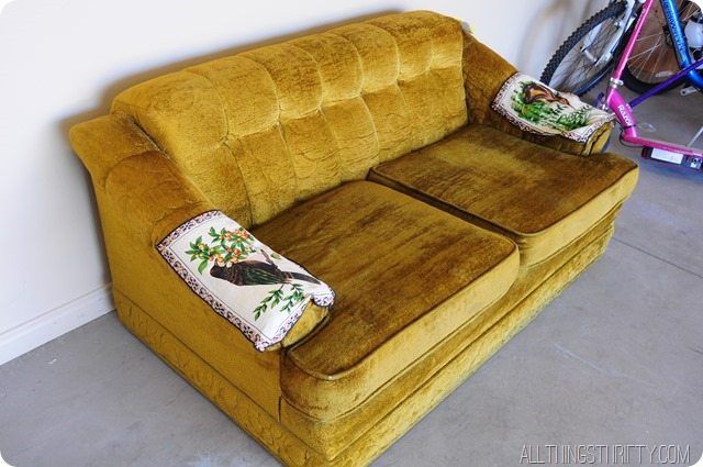 thrift store couch