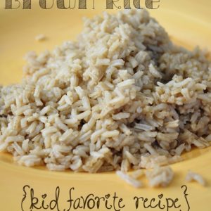 The Perfect Side Dish {Brown Rice Recipe} thumbnail