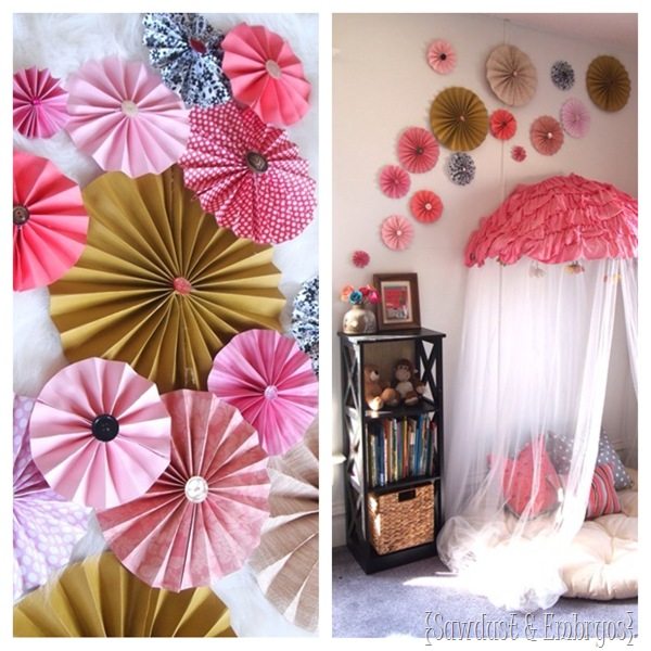 DIY Pinwheel Collage {Sawdust and Embryos}