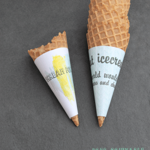 Four Printable Ice Cream Wrappers thumbnail