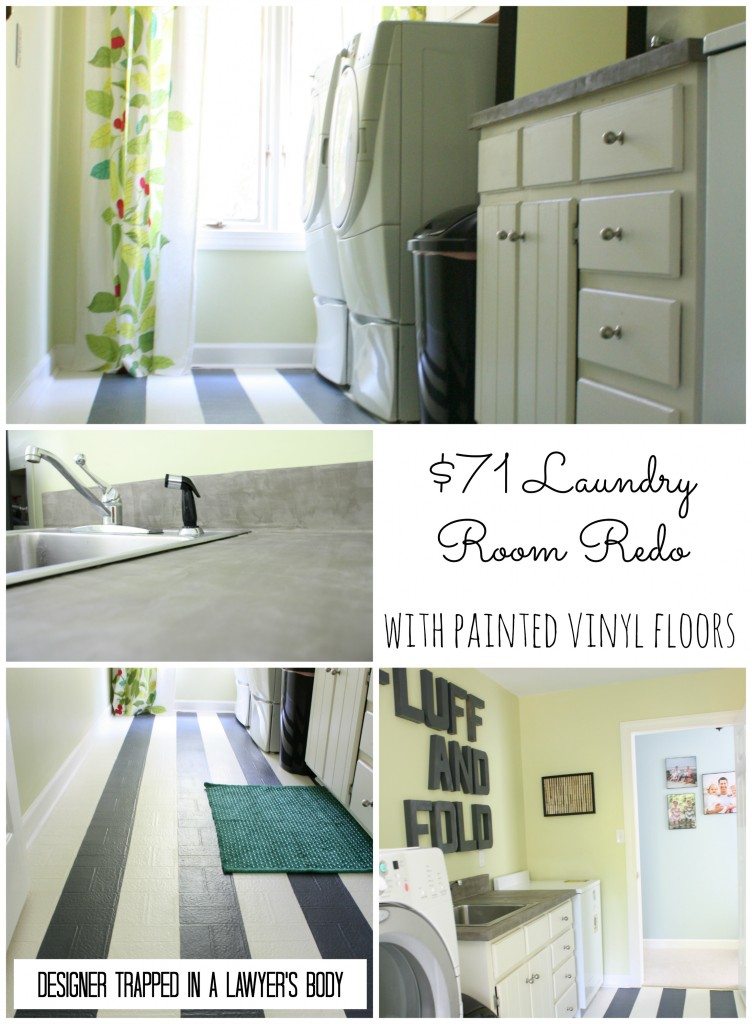 Thrifty Laundry Room Makeover