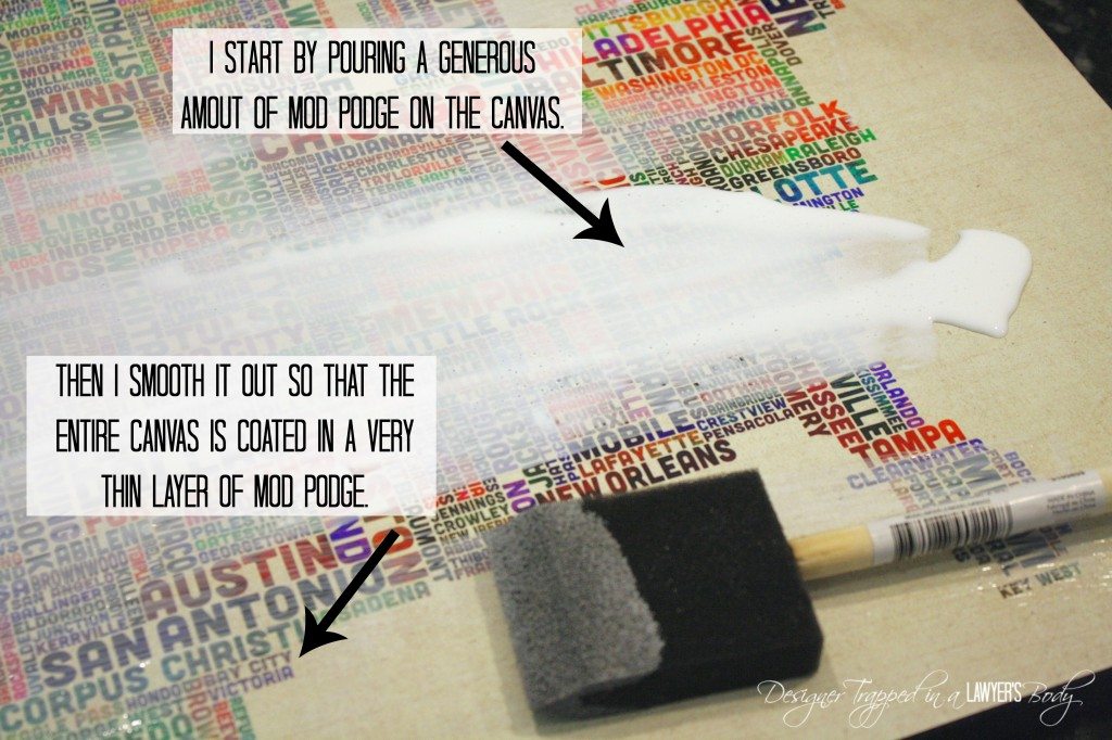 MUST PIN!  DIY Art Canvas with REAL TEXTURE!  Full tutorial by Designer Trapped in a Lawyer's Body for All Things Thrifty!