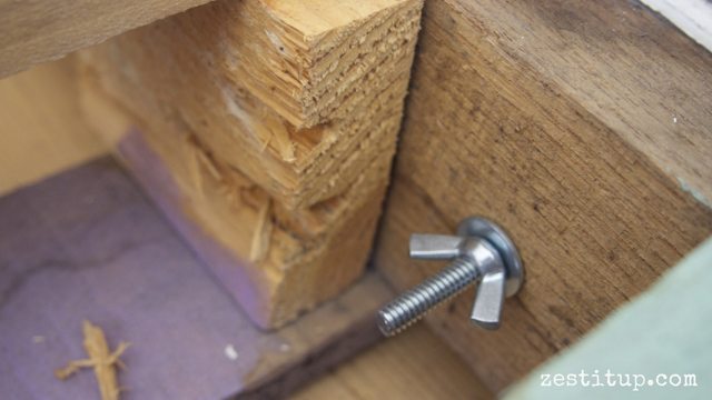 bolts for pallet daybed