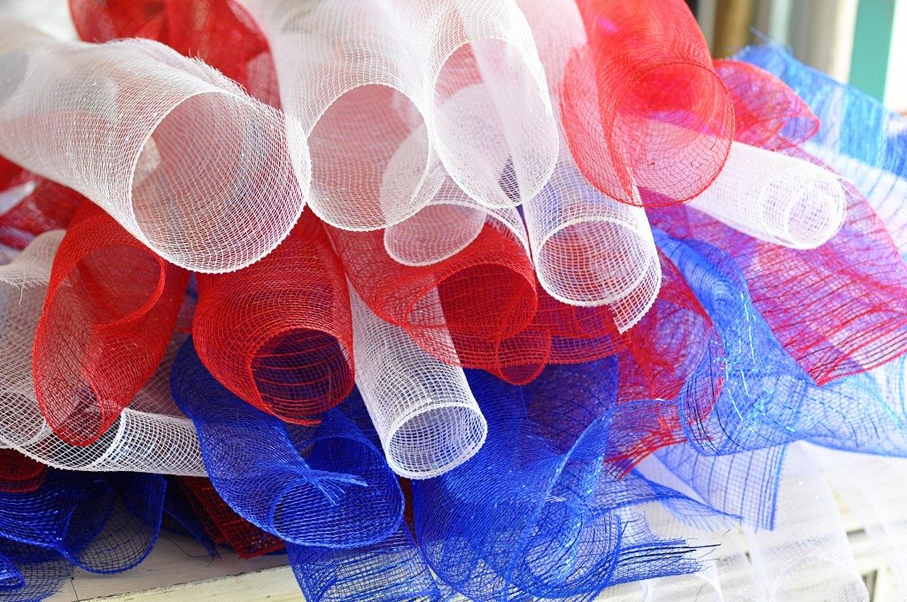 red-white-and-blue-craft-mesh