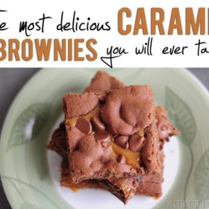 The most delicious Caramel Brownies you will ever taste. thumbnail
