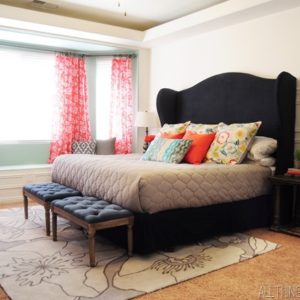 DIY Wingback Headboard Tutorial with FREE pattern thumbnail