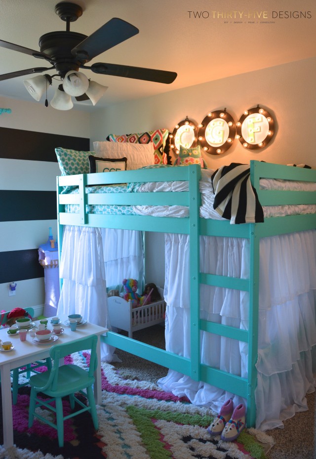 Ikea Bunk Bed Hack TwoThirtyFiveDesigns