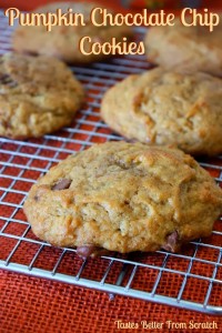 Pumpkin Chocolate Chip Cookies from Tastes Better From Scratch.com