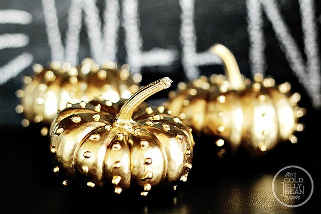 Gold-Studded-Pumpkins-Detail