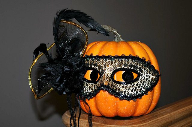 masked pumpkin