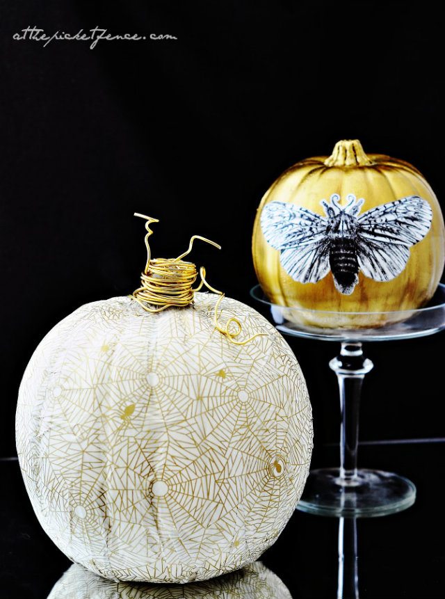 white-and-gold-decoupage-pumpkins-2