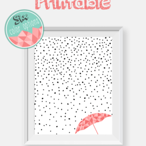 Free Printable: Rain and Snow Wall Art thumbnail