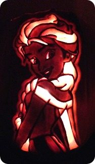 elsa frozen pumpkin