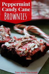 Peppermint Candy Cane Bownies