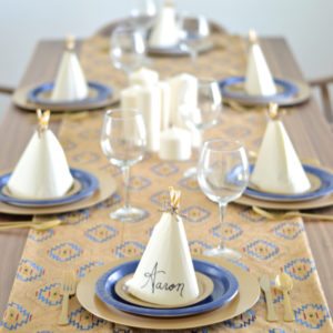 DIY Teepee Napkin Place Setting thumbnail