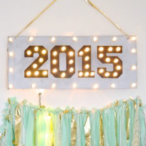 DIY Upcycled New Year’s Eve Marquee thumbnail