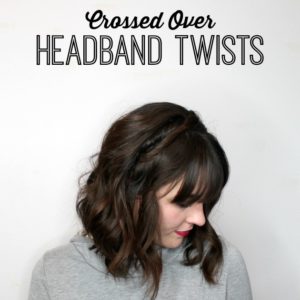 Five Minute Hair: Crossed Over Headband Twists thumbnail